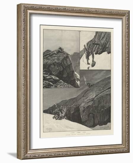 After Rocky Mountain Sheep-Richard Caton Woodville II-Framed Giclee Print