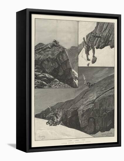 After Rocky Mountain Sheep-Richard Caton Woodville II-Framed Premier Image Canvas