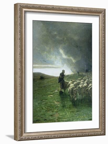 After Storm-Giovanni Segantini-Framed Giclee Print