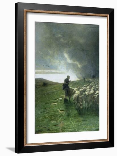 After Storm-Giovanni Segantini-Framed Giclee Print