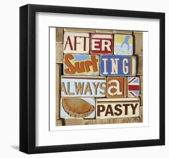 After Surfing Always a Pasty-null-Framed Giclee Print