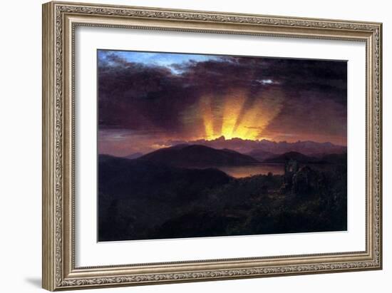 After the Annealing-Frederic Edwin Church-Framed Art Print