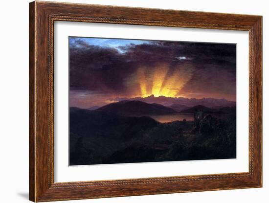 After the Annealing-Frederic Edwin Church-Framed Art Print