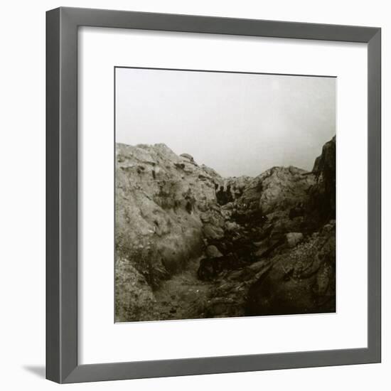 After the attack, Rozieres, France, c1914-c1918-Unknown-Framed Photographic Print