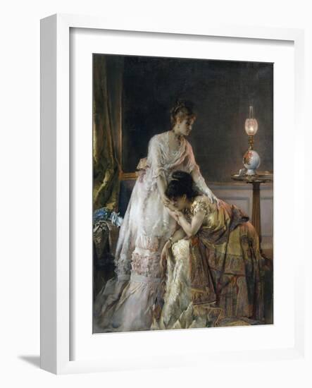 After the Ball, 1874-Alfred Emile Stevens-Framed Giclee Print