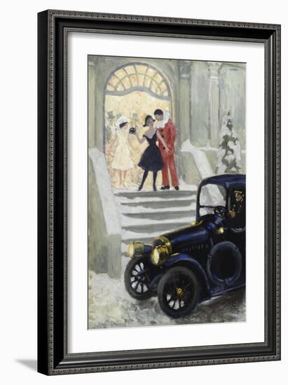 After the Ball, 1917-Paul Fischer-Framed Giclee Print