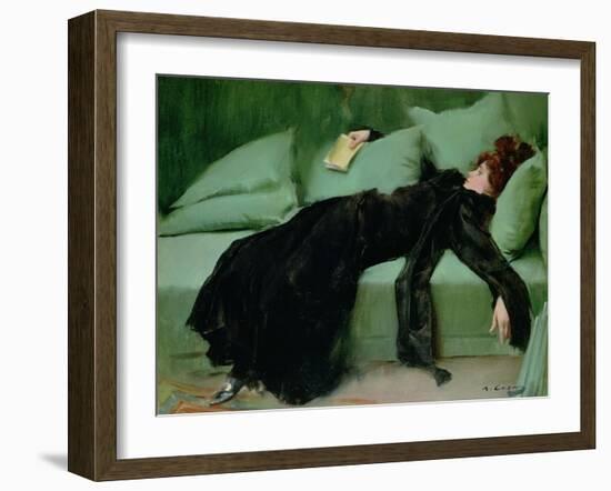 After the ball' by Ramon Casas, 1895-null-Framed Giclee Print