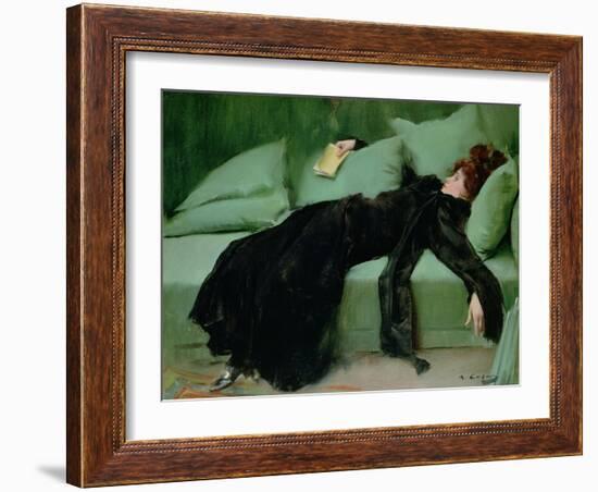 After the ball' by Ramon Casas, 1895-null-Framed Giclee Print