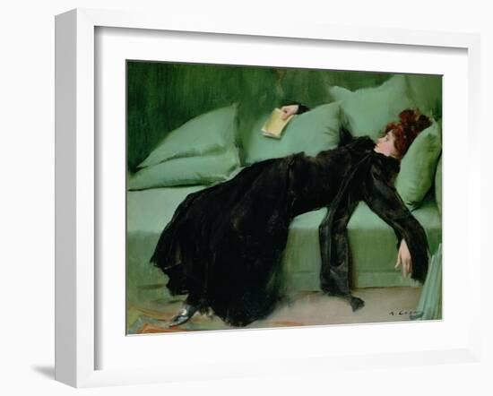 After the ball' by Ramon Casas, 1895-null-Framed Giclee Print