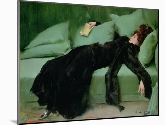 After the ball' by Ramon Casas, 1895-null-Mounted Giclee Print