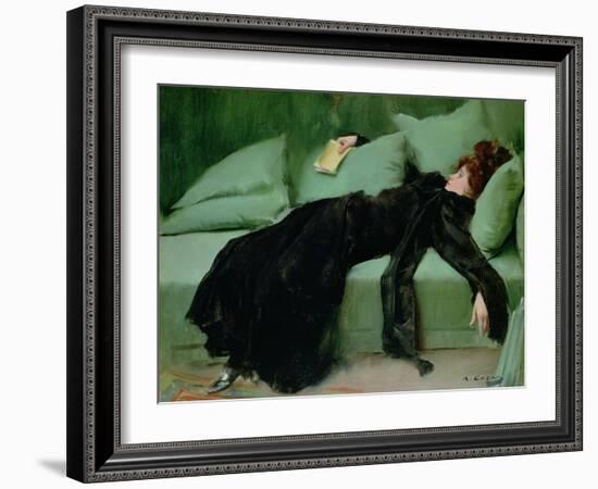 After the ball' by Ramon Casas, 1895-null-Framed Giclee Print