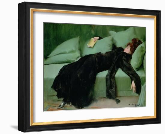 After the ball' by Ramon Casas, 1895-null-Framed Giclee Print