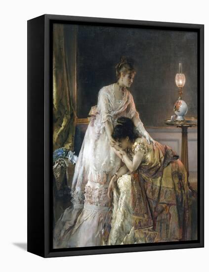 After the Ball-Alfred Emile Léopold Stevens-Framed Premier Image Canvas