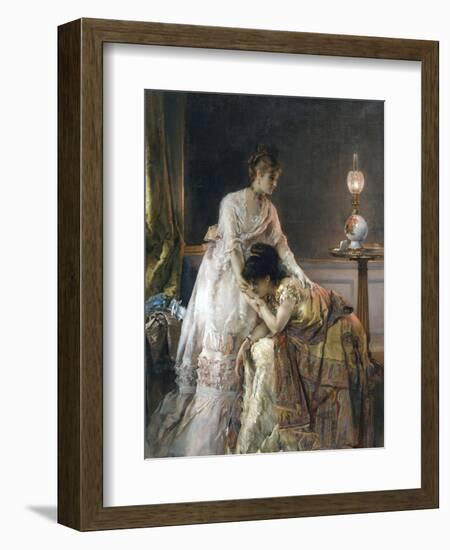 After the Ball-Alfred Emile Léopold Stevens-Framed Giclee Print