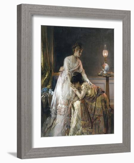 After the Ball-Alfred Emile Léopold Stevens-Framed Giclee Print