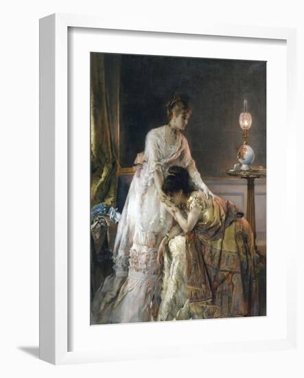 After the Ball-Alfred Emile Léopold Stevens-Framed Giclee Print