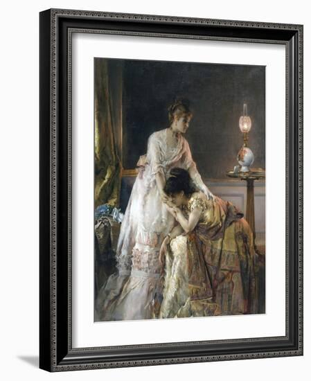 After the Ball-Alfred Emile Léopold Stevens-Framed Giclee Print