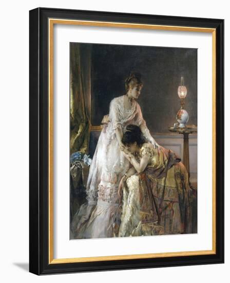 After the Ball-Alfred Emile Léopold Stevens-Framed Giclee Print