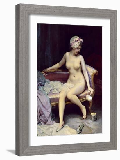 After the Bath, 1878-Raimundo Madrazo-Framed Giclee Print