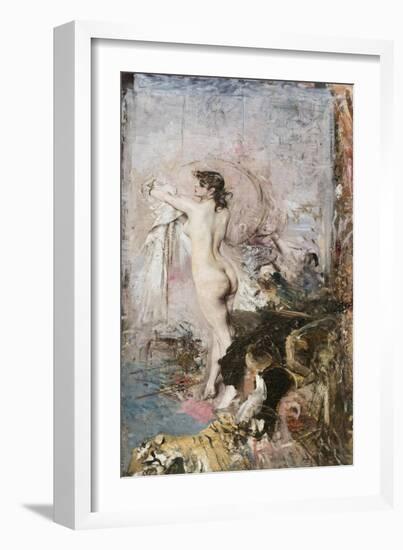 After the bath, 1880-88-Giovanni Boldini-Framed Giclee Print