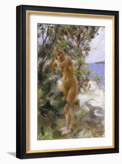 After the Bath, 1895-Anders Leonard Zorn-Framed Giclee Print