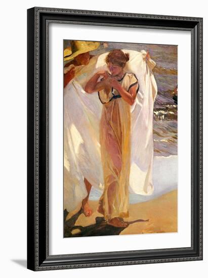 After the Bath, 1908-Joaquin Sorolla y Bastida-Framed Giclee Print