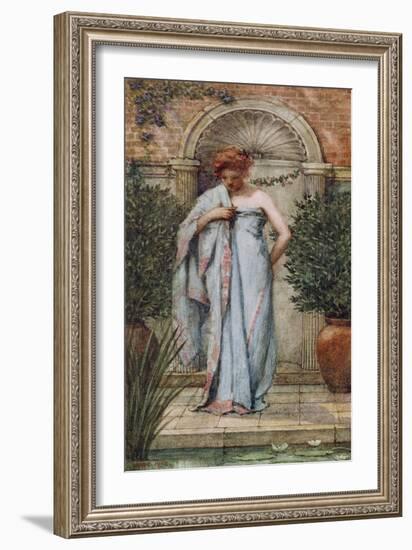 After the Bath, 1908-Philip Burne-Jones-Framed Giclee Print