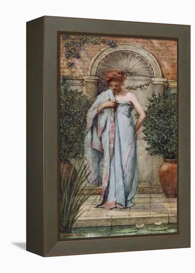 After the Bath, 1908-Philip Burne-Jones-Framed Premier Image Canvas