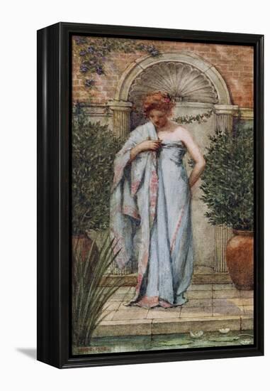 After the Bath, 1908-Philip Burne-Jones-Framed Premier Image Canvas