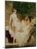 After the Bath, circa 1880-Karoly Lotz-Mounted Giclee Print