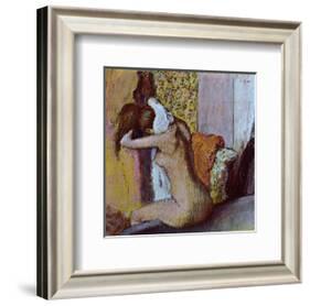 After the Bath-Edgar Degas-Framed Art Print
