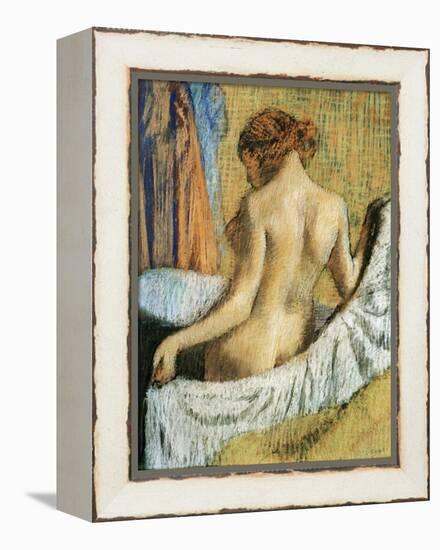 After the Bath-Edgar Degas-Framed Premier Image Canvas