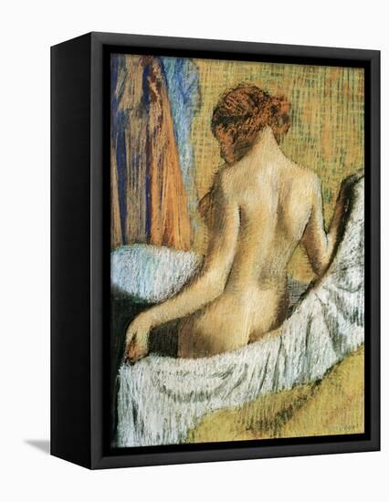 After the Bath-Edgar Degas-Framed Premier Image Canvas