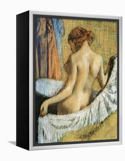 After the Bath-Edgar Degas-Framed Premier Image Canvas