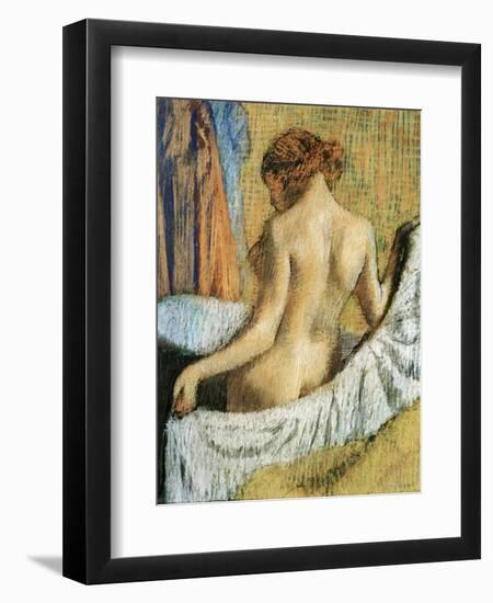 After the Bath-Edgar Degas-Framed Premium Giclee Print