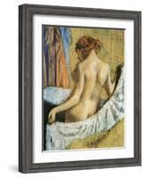 After the Bath-Edgar Degas-Framed Giclee Print