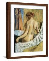 After the Bath-Edgar Degas-Framed Giclee Print