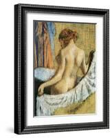 After the Bath-Edgar Degas-Framed Giclee Print