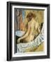 After the Bath-Edgar Degas-Framed Giclee Print
