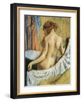 After the Bath-Edgar Degas-Framed Giclee Print