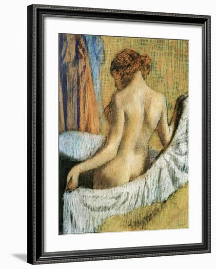 After the Bath-Edgar Degas-Framed Giclee Print