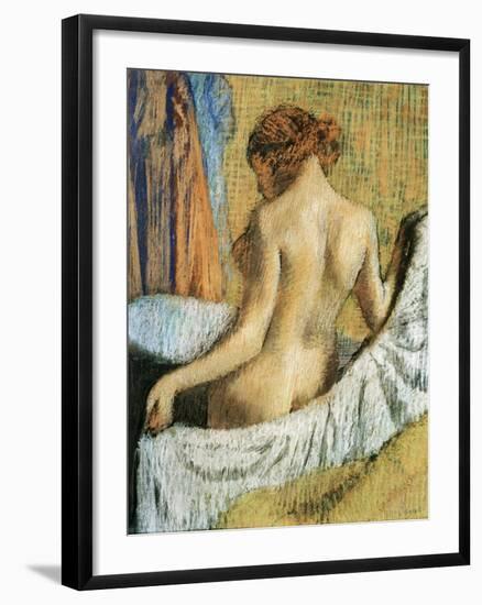 After the Bath-Edgar Degas-Framed Giclee Print