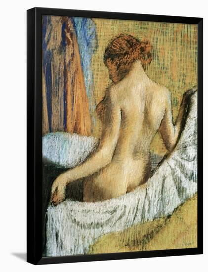 After the Bath-Edgar Degas-Framed Giclee Print