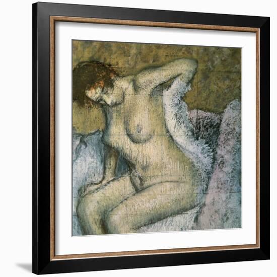 After the Bath-Edgar Degas-Framed Giclee Print