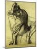 After the Bath-Edgar Degas-Mounted Giclee Print