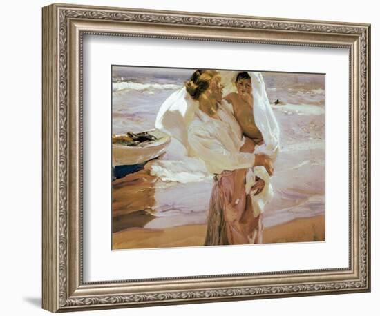 After the Bath-Joaqu?n Sorolla y Bastida-Framed Art Print