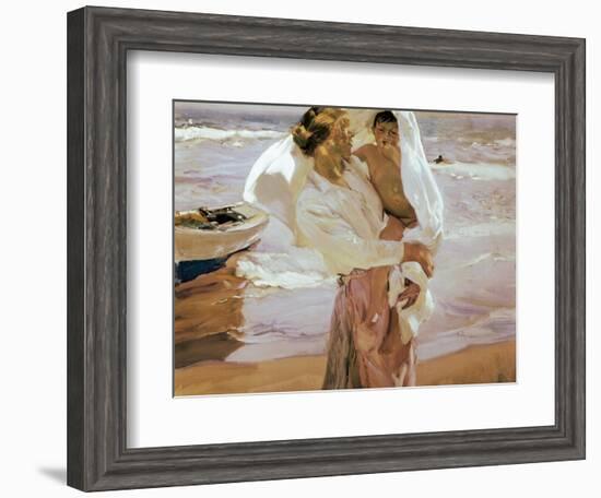 After the Bath-Joaqu?n Sorolla y Bastida-Framed Art Print