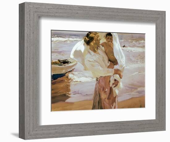 After the Bath-Joaqu?n Sorolla y Bastida-Framed Art Print