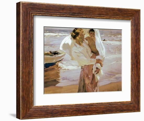 After the Bath-Joaqu?n Sorolla y Bastida-Framed Art Print