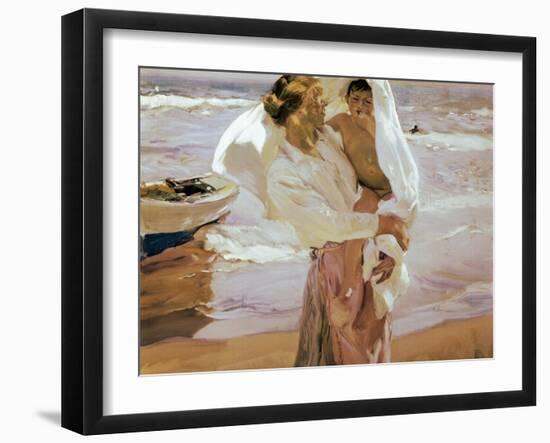 After the Bath-Joaqu?n Sorolla y Bastida-Framed Art Print